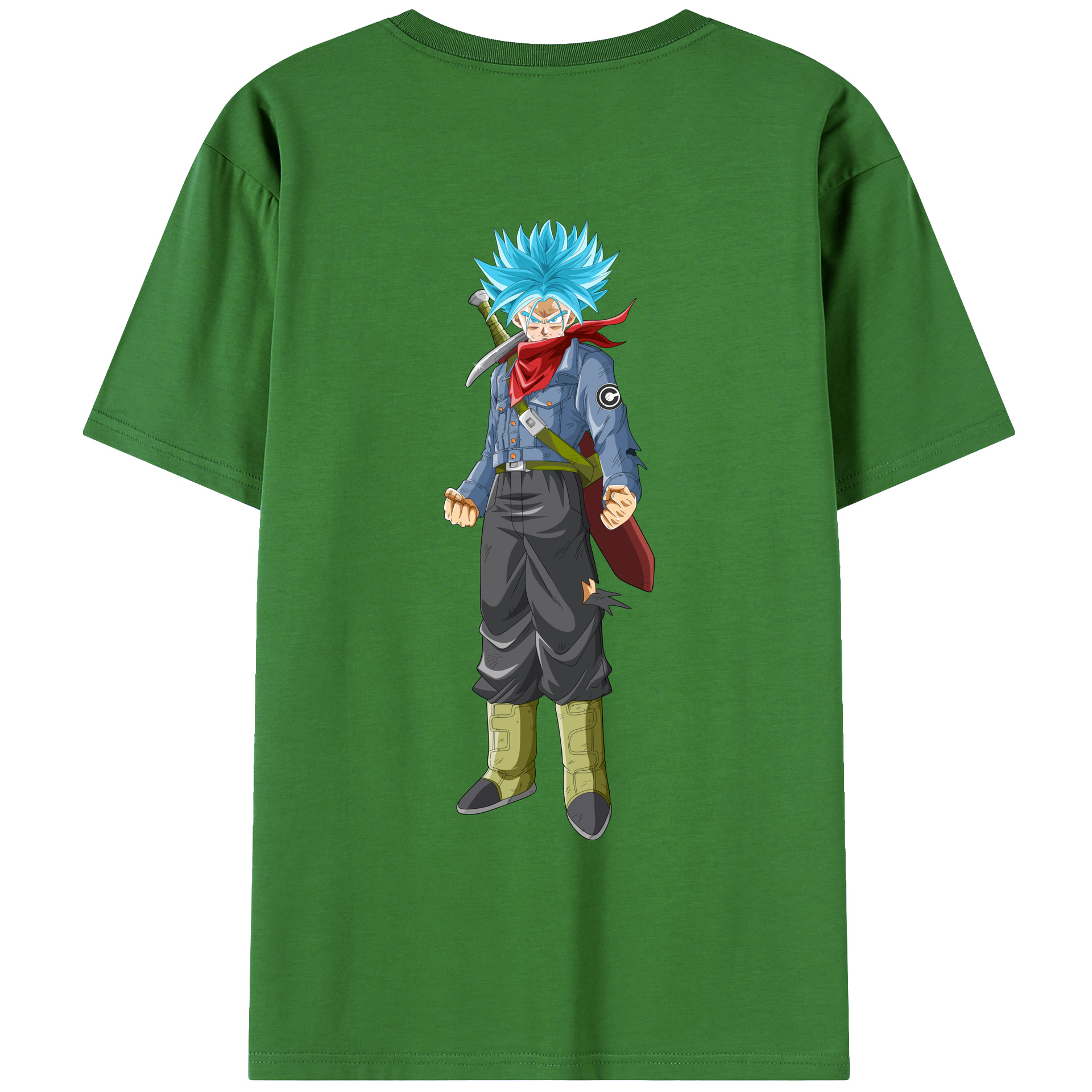 （画像用） ドラゴンボール トランクス（Torankusu）DRAGON BALL Trunks レディース半袖Tシャツ(バックプリント)